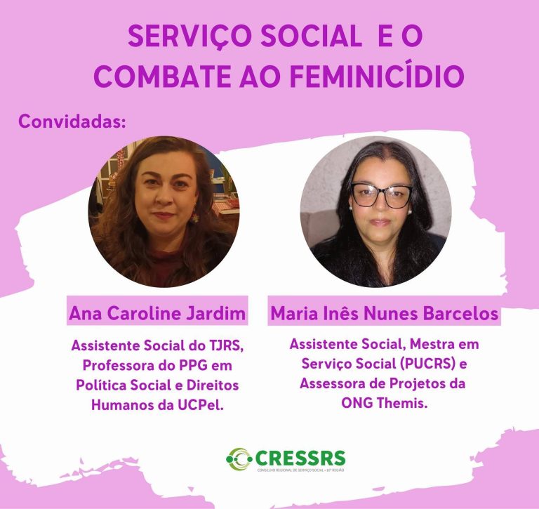 Observatório NOSOTRAS participa de reunião do GT Serviço Social no Sociojurídico com o tema “Serviço Social e o combate ao feminicídio”