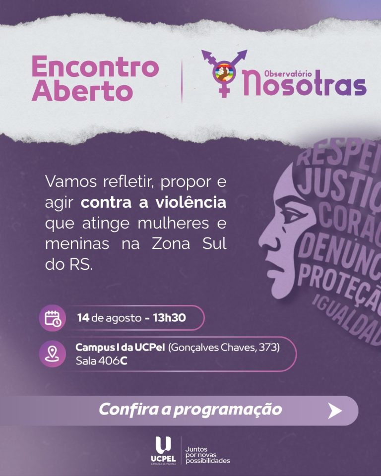 O Observatório NOSOTRAS convida você para um encontro de escuta, debate e construção coletiva no Agosto Lilás – com apresentação do II Boletim Técnico.