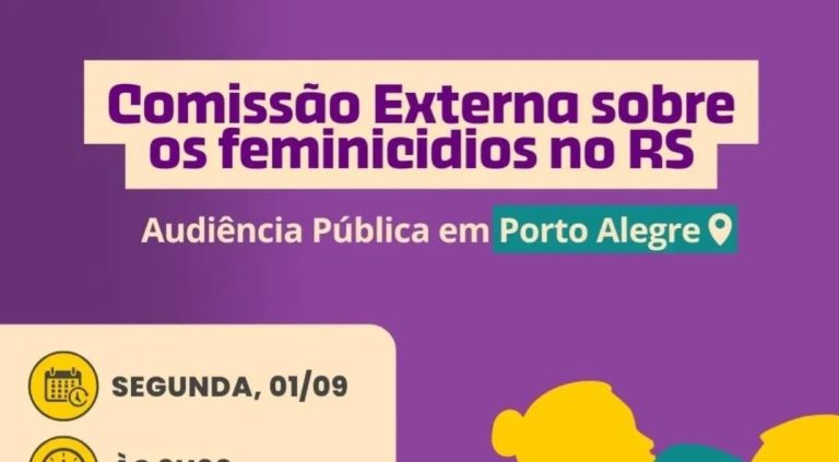 Comissão Externa de Feminicídios da Câmara de Deputados realiza Audiência Pública em Porto Alegre