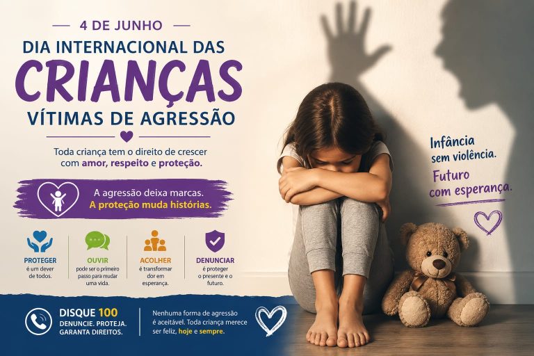 Calendário Feminista – 04/06 Dia Internacional das Crianças Vítimas de Agressão